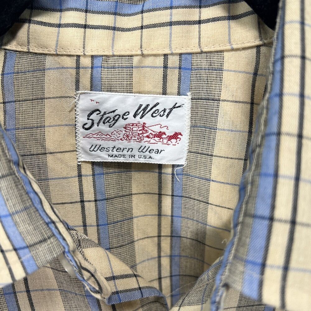 Stage West Western Wear Men’s Pearl Snap Cowboy